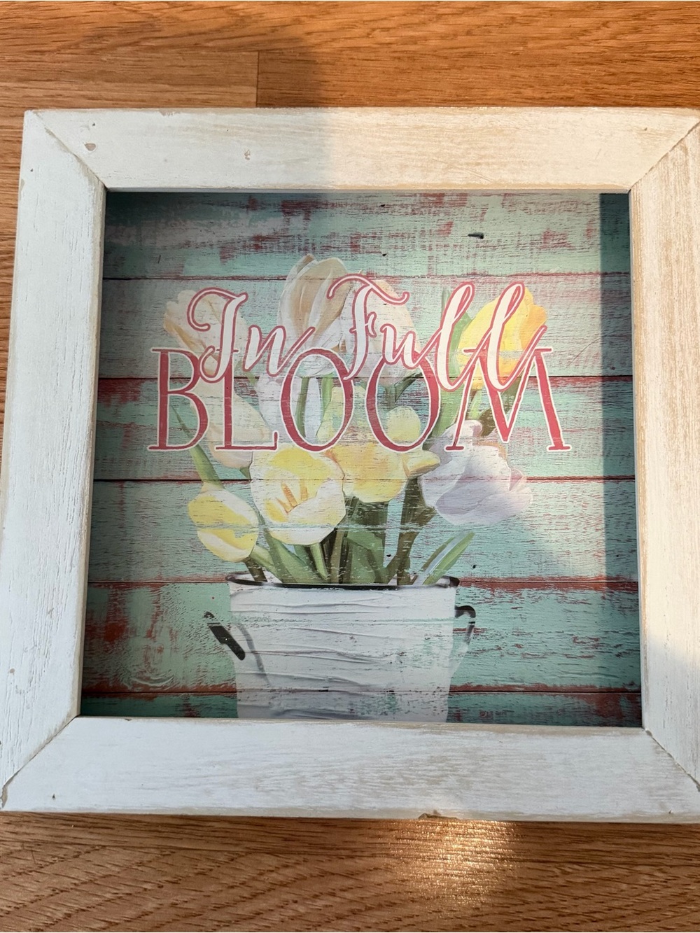 Spring Tulip Shadow Box - Picture 1 of 2
